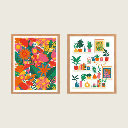 Kit peinture par numéros Jardins