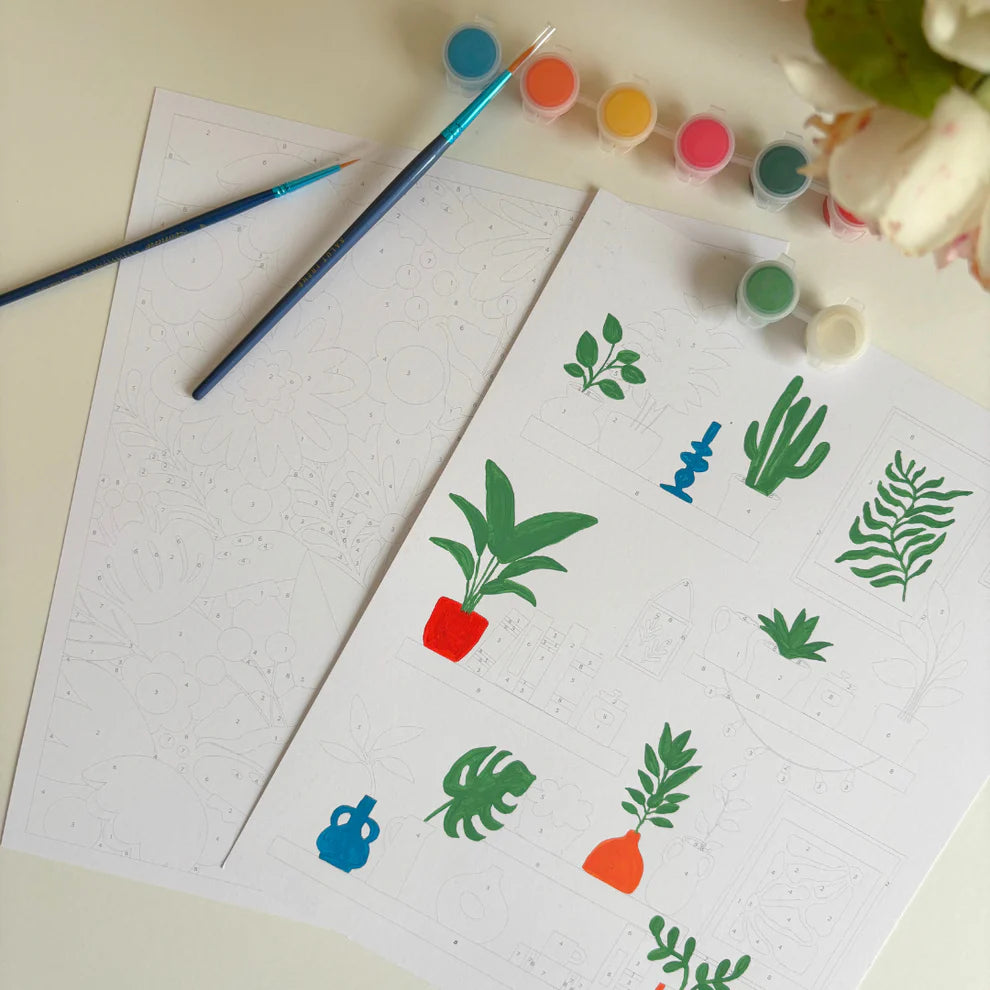 Kit peinture par numéros Jardins