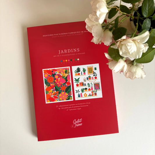 Kit peinture par numéros Jardins