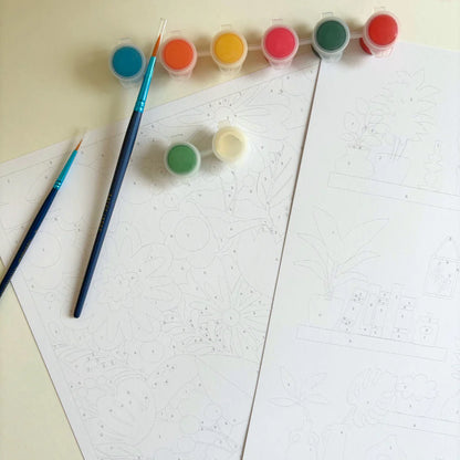 Kit peinture par numéros Jardins