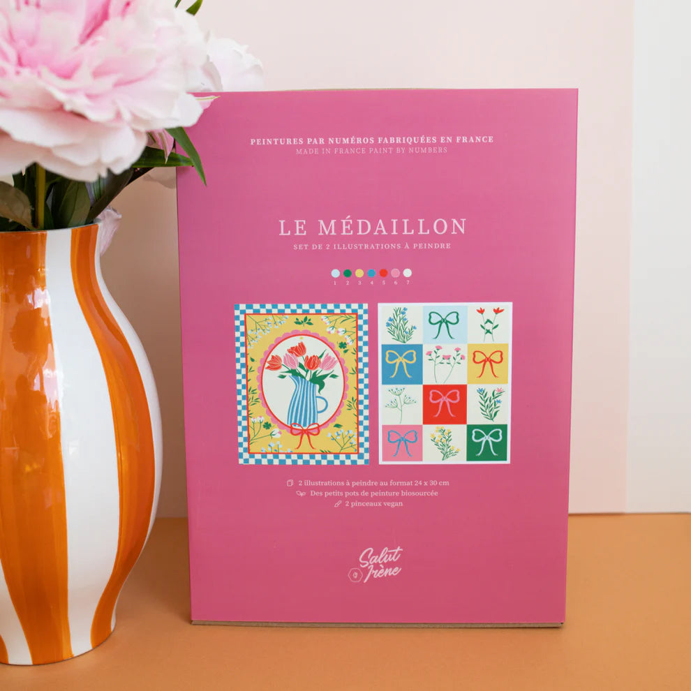 Kit peinture par numéros Le médaillon