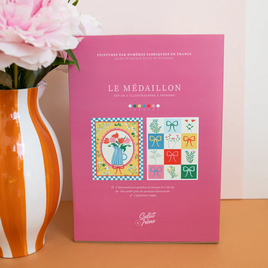 Kit peinture par numéros Le médaillon