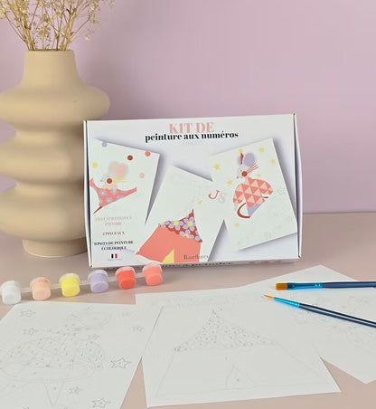 Kit de peinture aux numéros pour enfants Circus