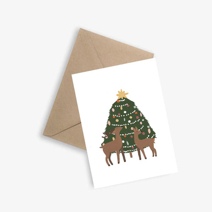 Carte Près du sapin
