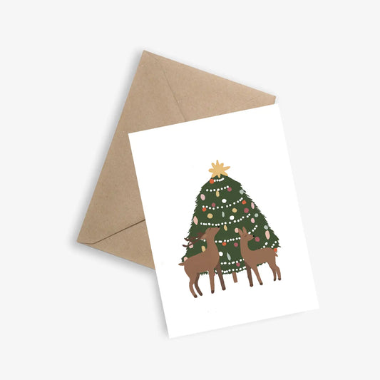 Carte Près du sapin
