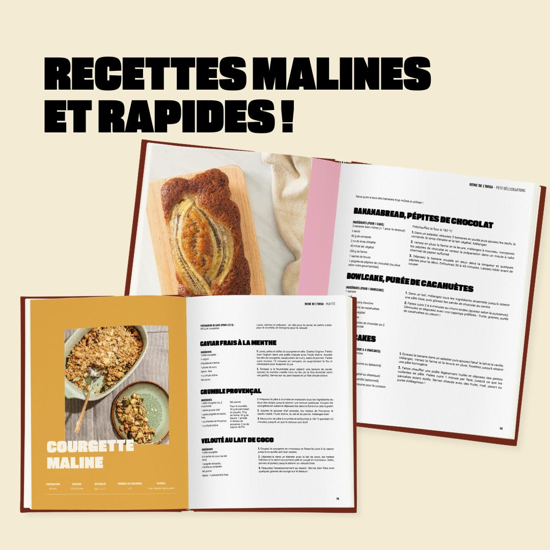 Livre de recettes - Reine de l'orga