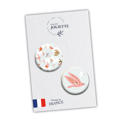 Lot de 2 magnets - Libre comme l'air #87