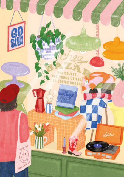 Puzzle 100 pces - Le lèche vitrine