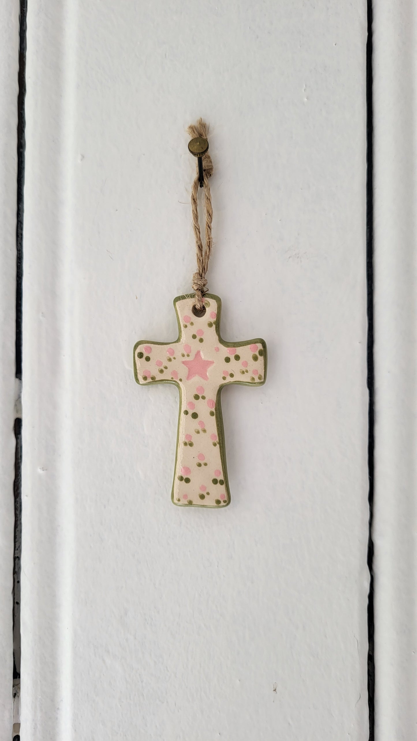 Croix en céramique - petit modèle - 1545 Avenue