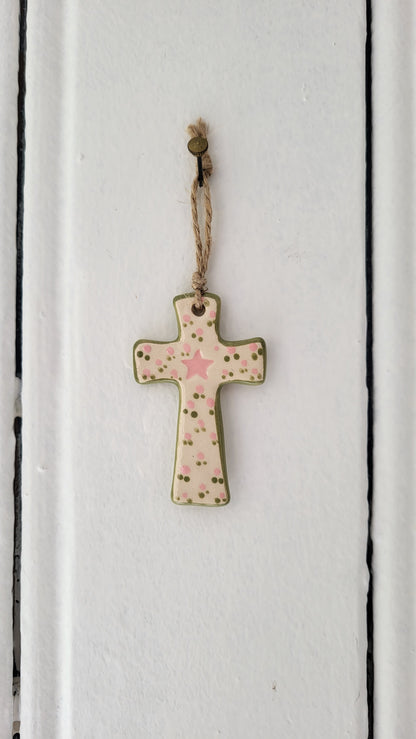 Croix en céramique - petit modèle - 1545 Avenue