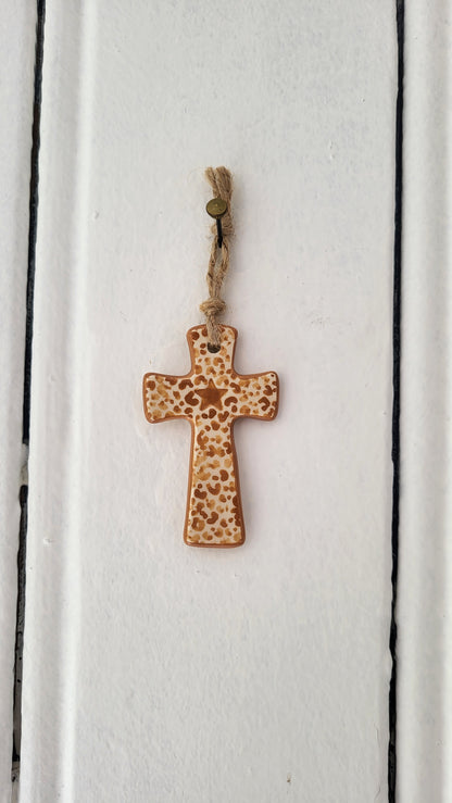 Croix en céramique - petit modèle - 1545 Avenue