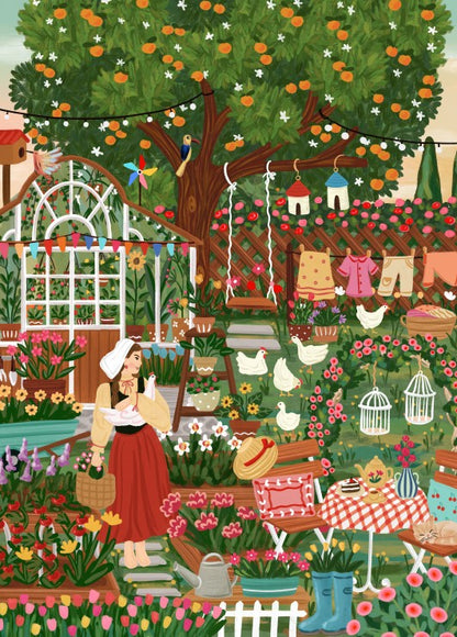Puzzle 1500 pcs A la campagne