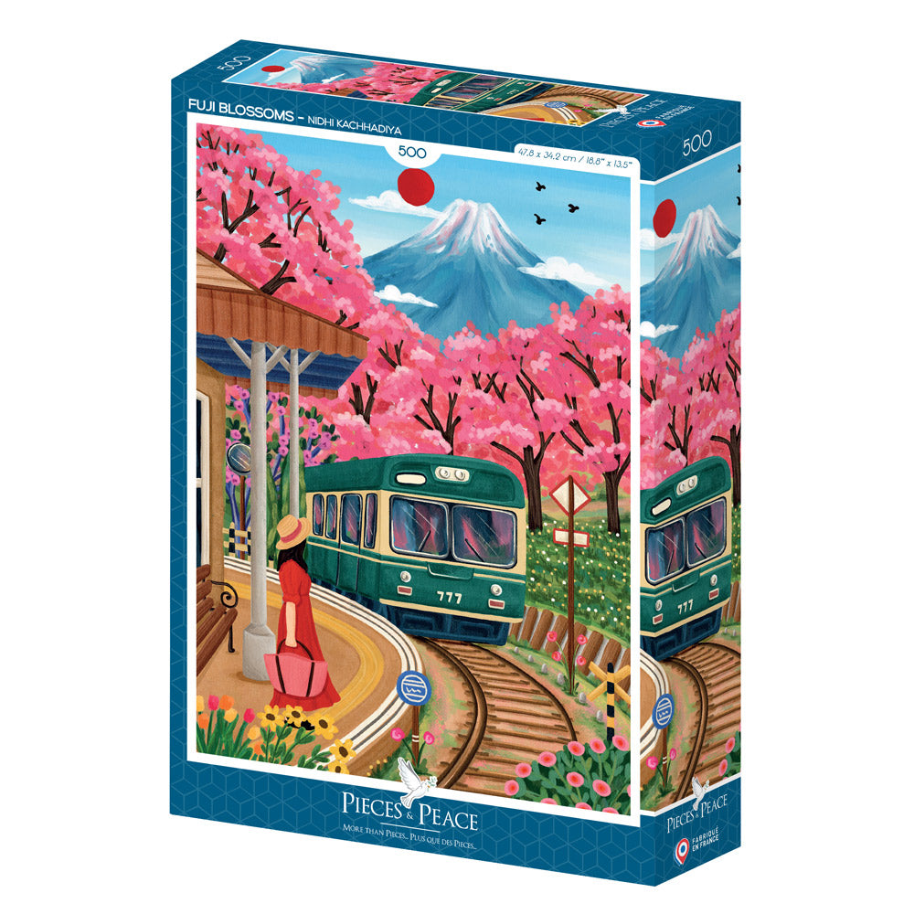 Puzzle 500 pcs Fuji Blossoms