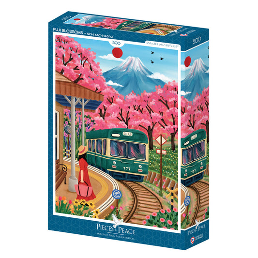 Puzzle 500 pcs Fuji Blossoms