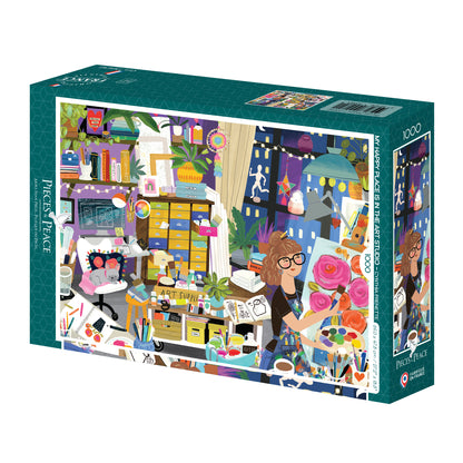 Puzzle 1000 pcs Mon lieu préféré : L'ateier d'art
