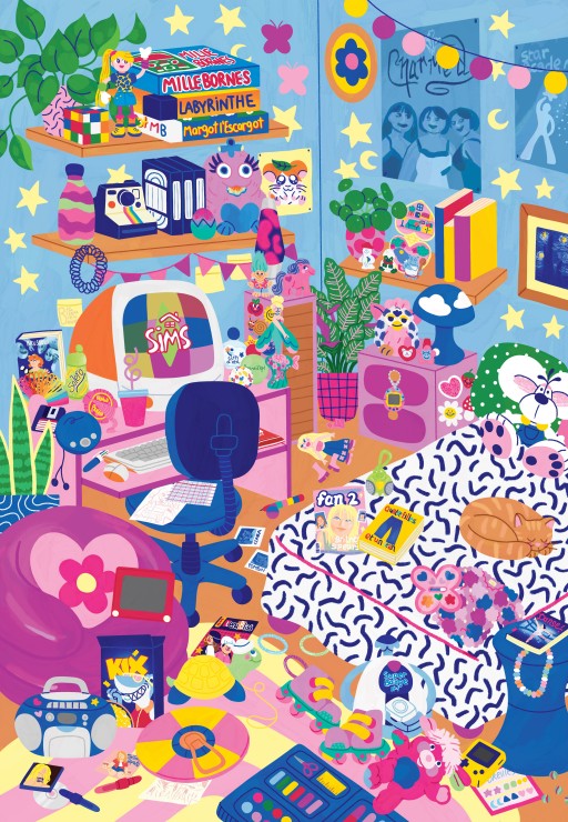 Puzzle 1000 pcs Nostalgie 90s