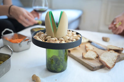 "Pistache" Poubelle de coquilles