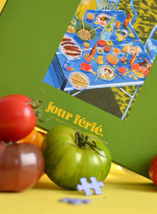 Puzzle 1000 pces - Manger dehors