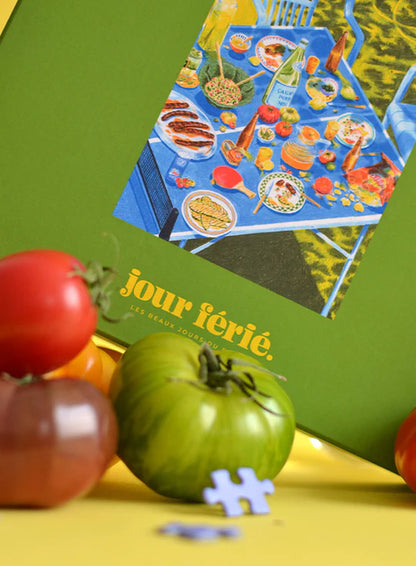 Puzzle 1000 pces - Manger dehors