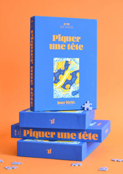 Puzzle 500 pces - Piquer une tête
