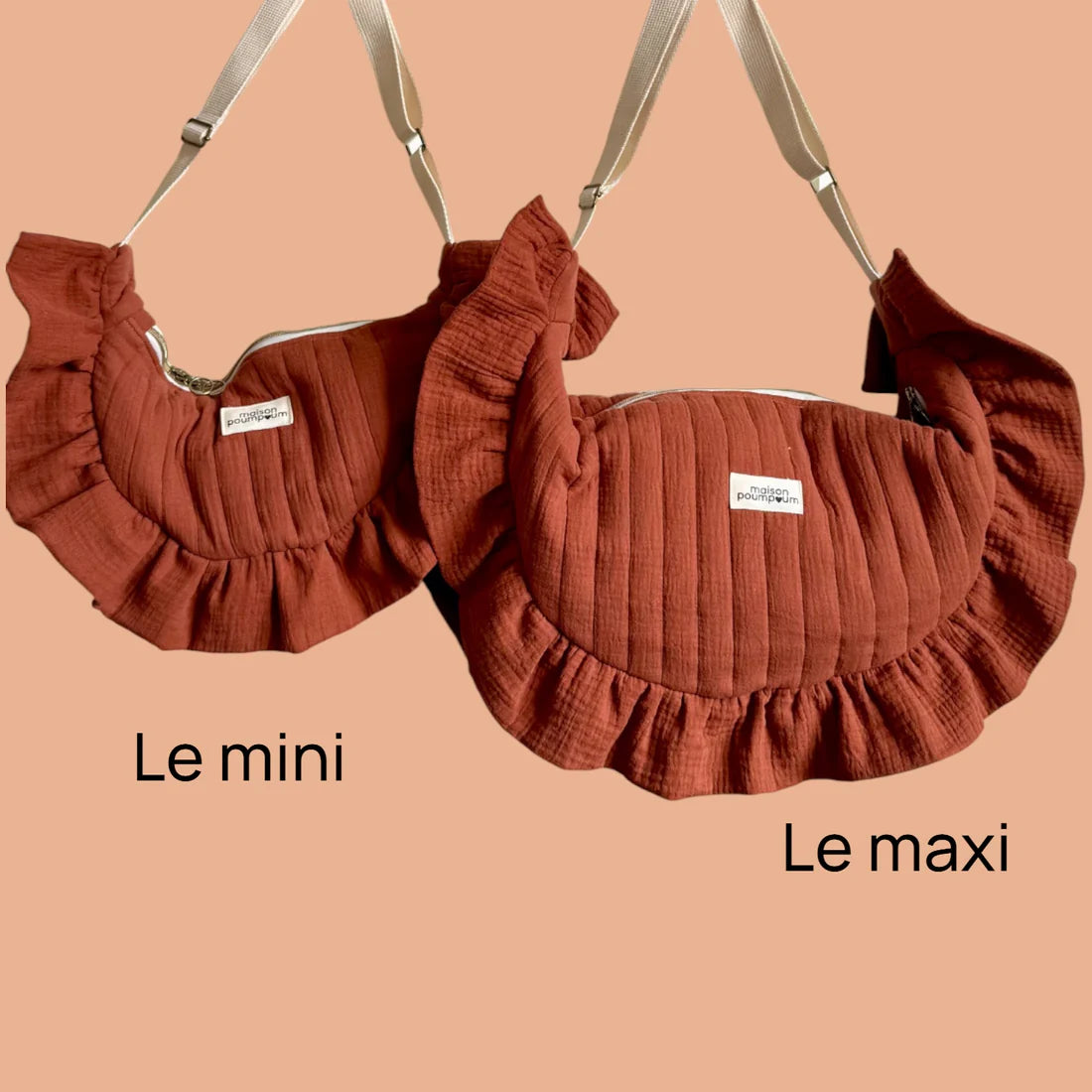 Sac demi-lune (plusieurs tailles et coloris)