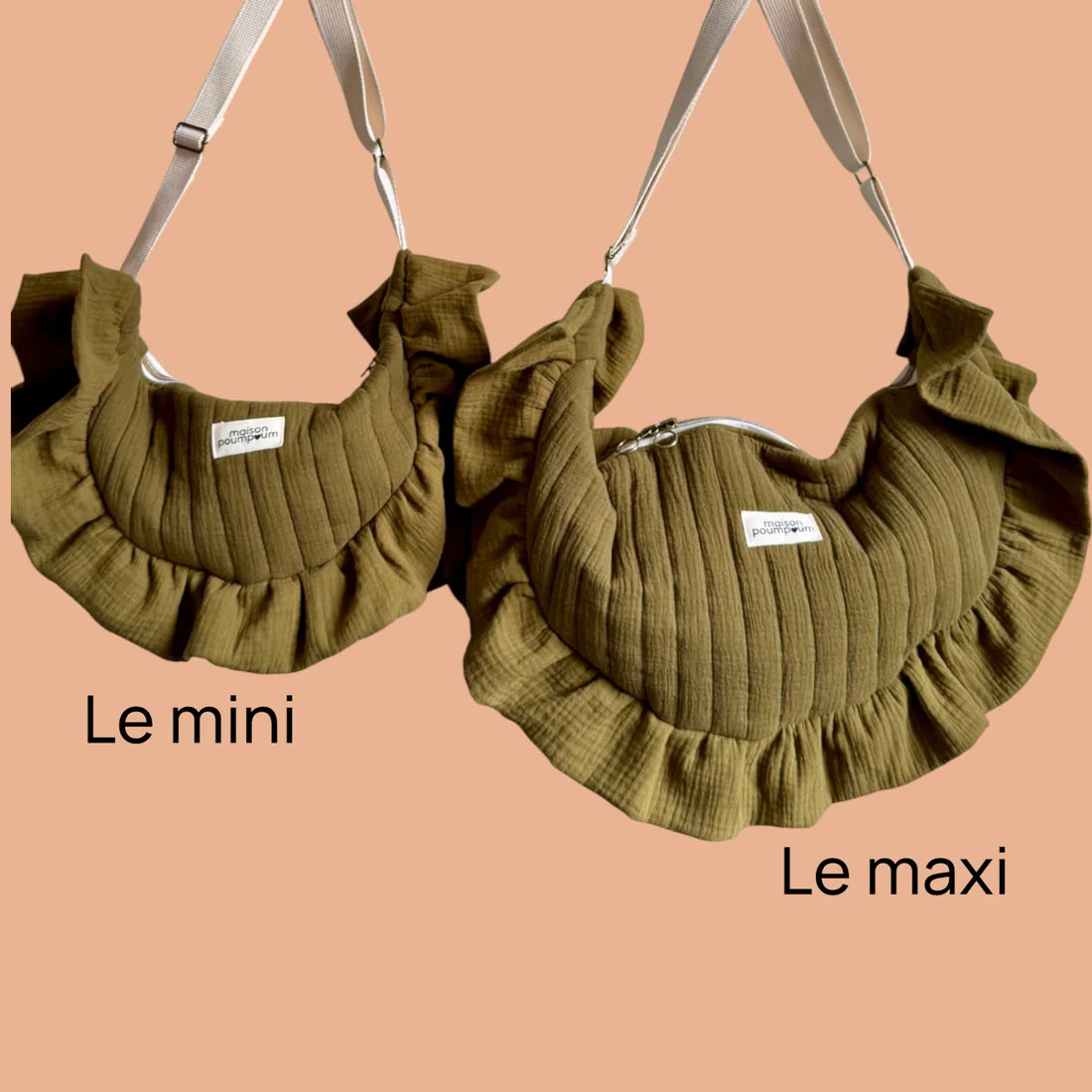 Sac demi-lune (plusieurs tailles et coloris)