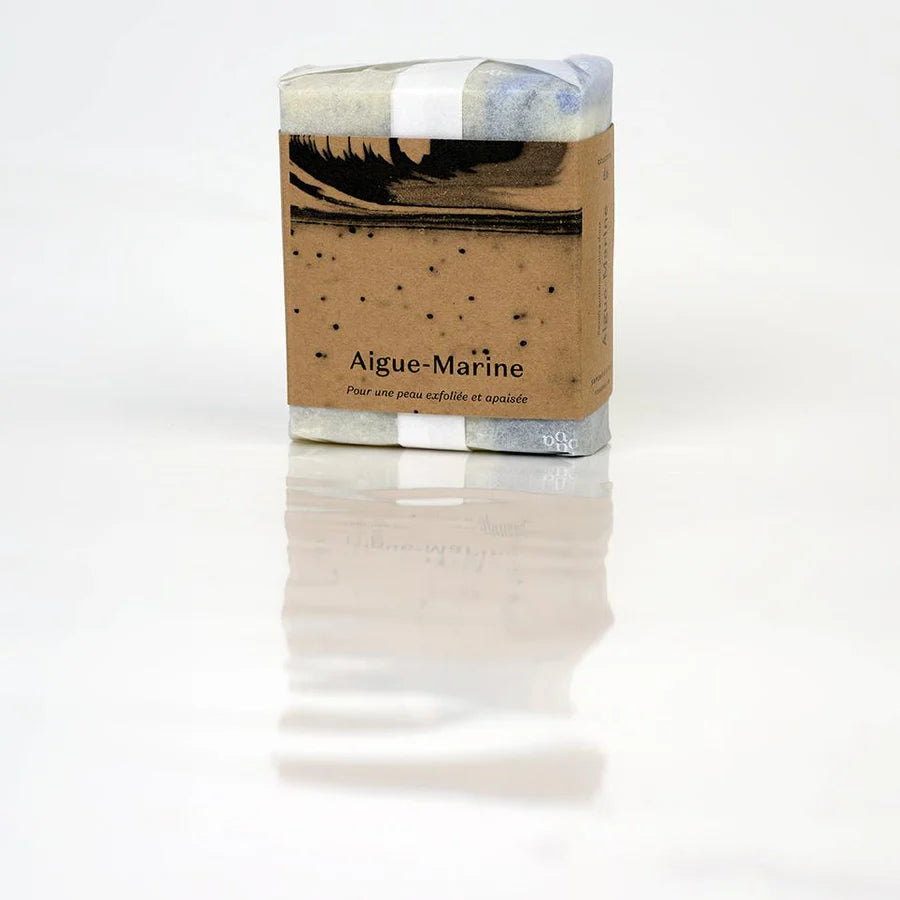 Savon artisanal Aigue-marine - Collection été