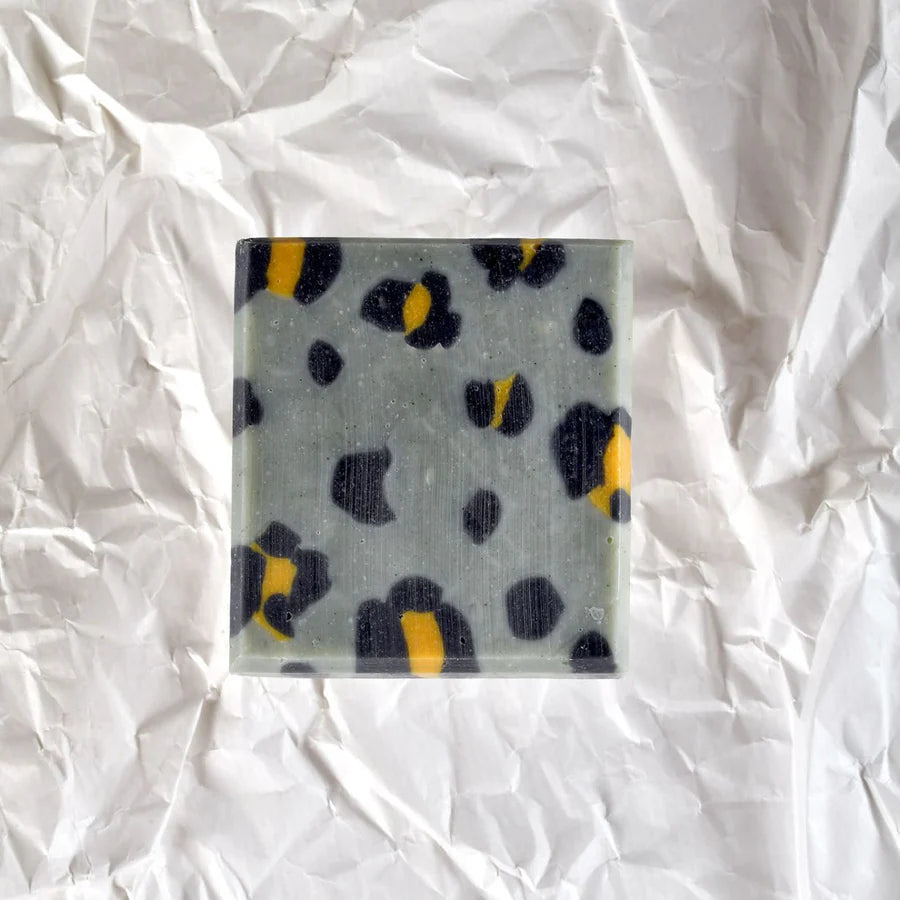 Savon artisanal léopard bleu