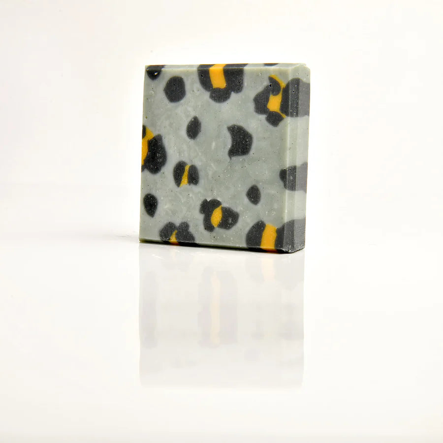 Savon artisanal léopard bleu