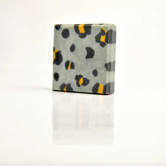 Savon artisanal léopard bleu