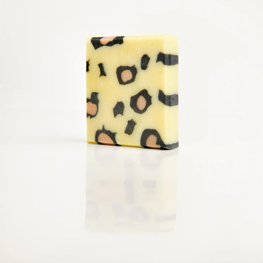 Savon artisanal léopard blanc