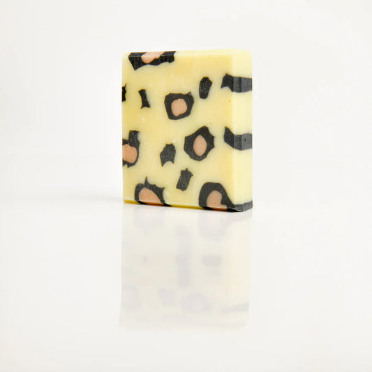 Savon artisanal léopard blanc