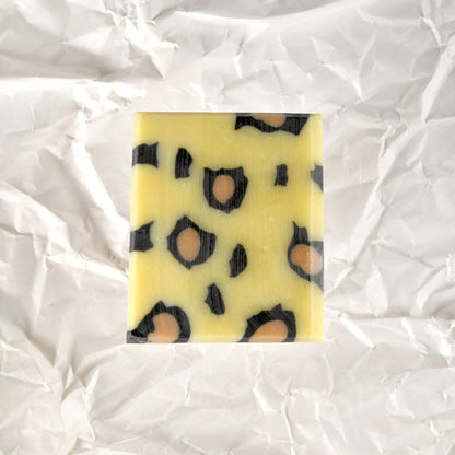 Savon artisanal léopard blanc