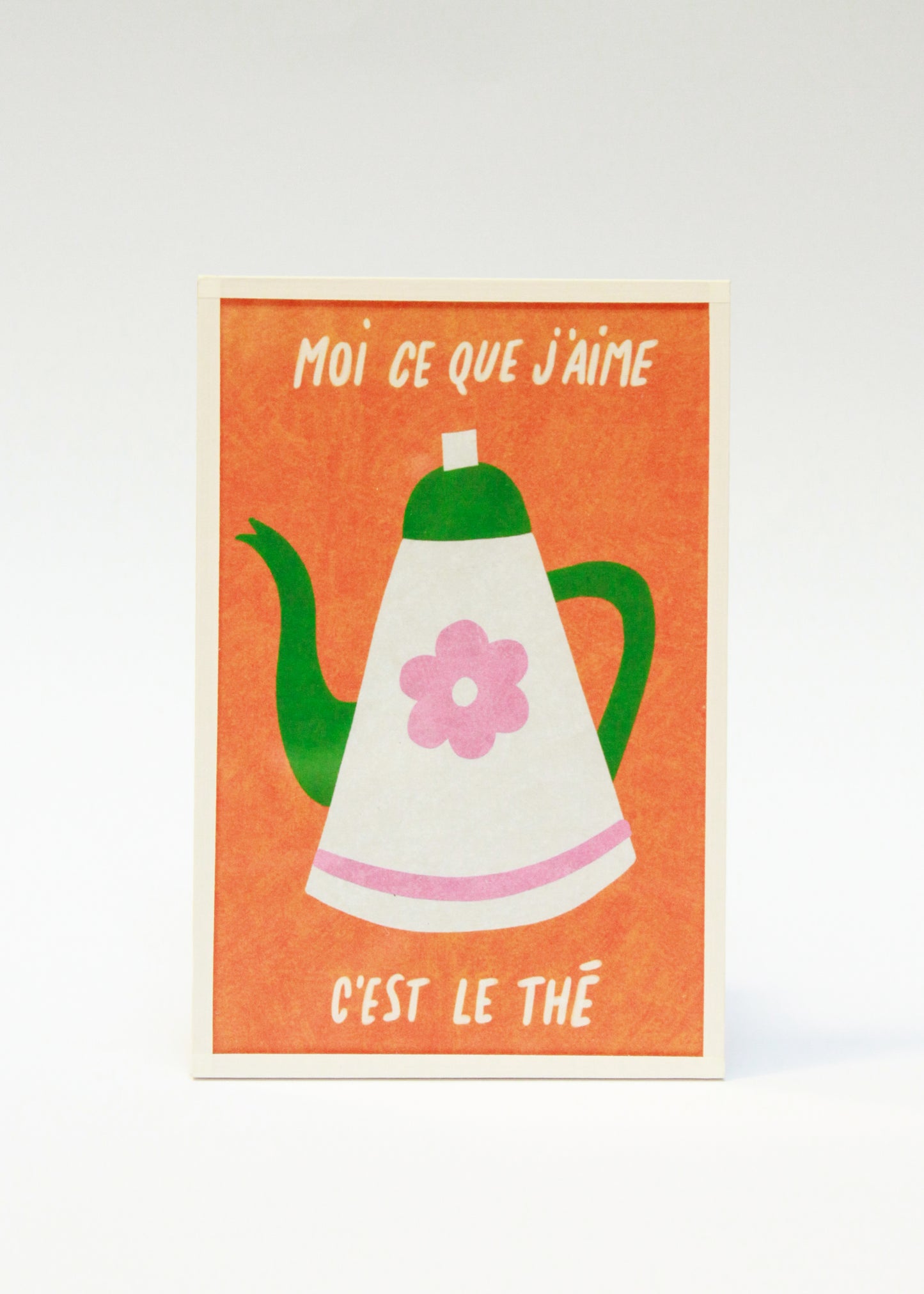 Illustration encadrée "Le Thé"