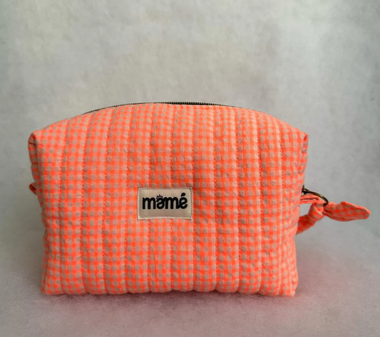 Trousse Vichy Orange Fluo