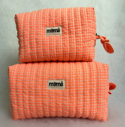 Trousse Vichy Orange Fluo