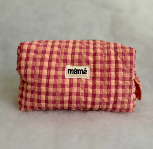 Trousse Vichy Rose Orange