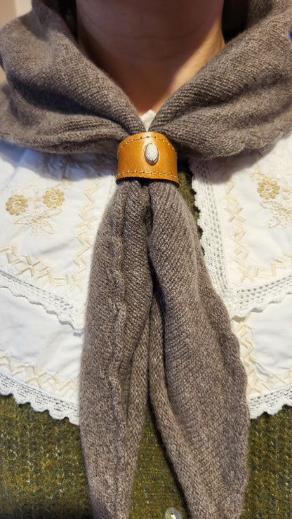 Tube Bijou foulard cuir