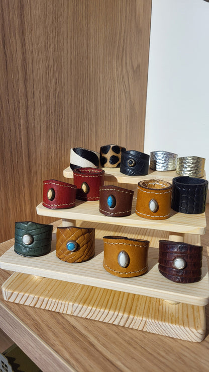 Tube Bijou foulard cuir