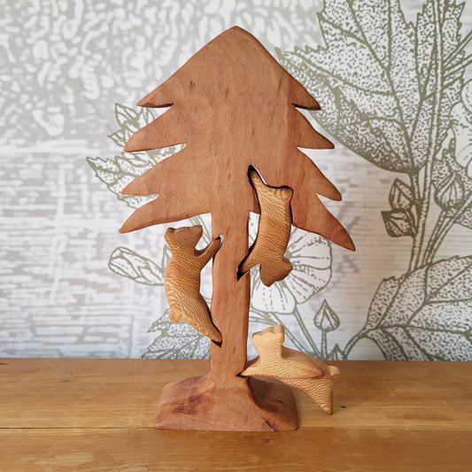 Arbre à oursons en Bois