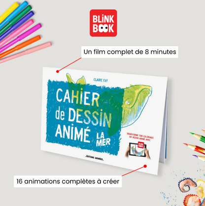 Cahier de coloriage animé - La Mer