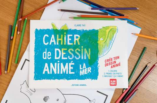 Cahier de coloriage animé - La Mer