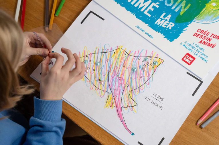 Cahier de coloriage animé - La Mer