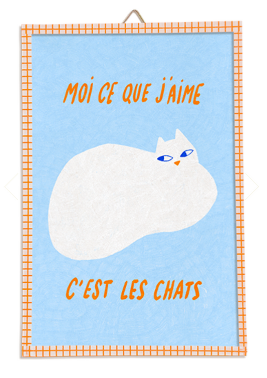 Illustration encadrée « Les Chats »