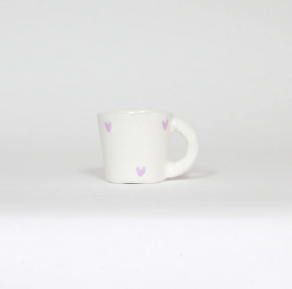 Mug - Coeurs Lilas 9 cm