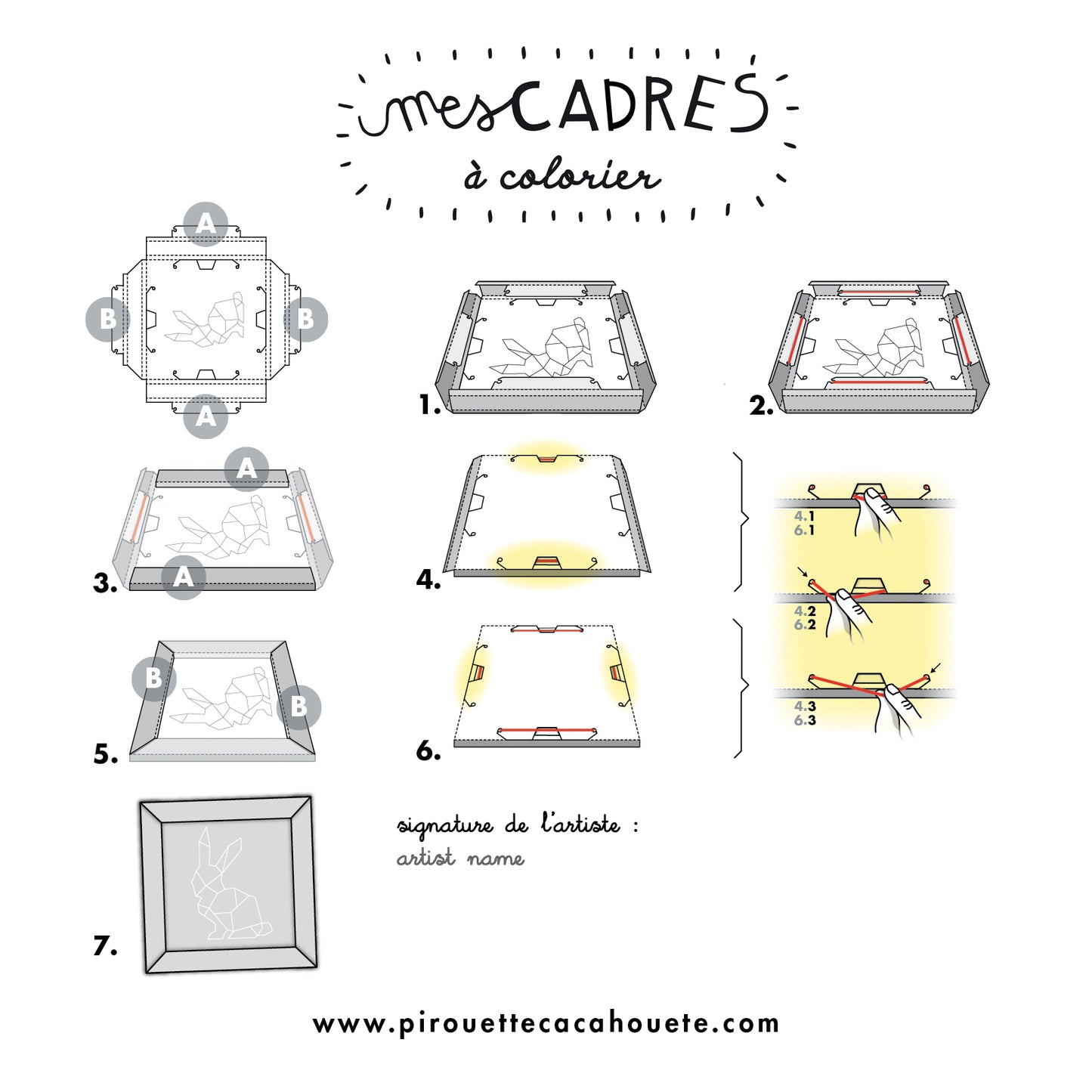 Kit créatif - Mes tableaux licornes